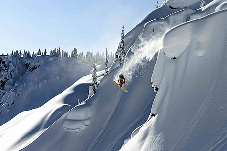 Alaska, 4K, การเล่นสกี, วอลล์เปเปอร์ HD HD wallpaper