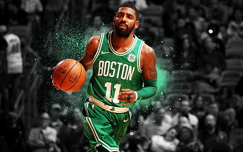 Boston, NBA, Bola Basket, Celtics, Kyrie, Irving, Wallpaper HD HD wallpaper
