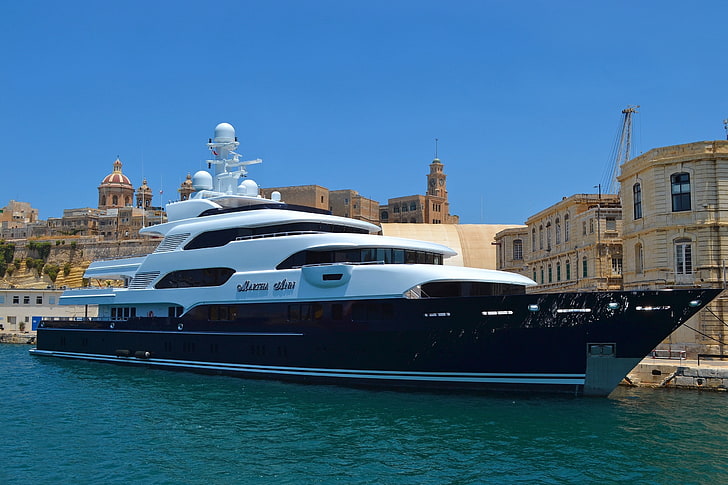 Yacht, Ship, Boat, Sea, Beautiful, Luxury, HD wallpaper
