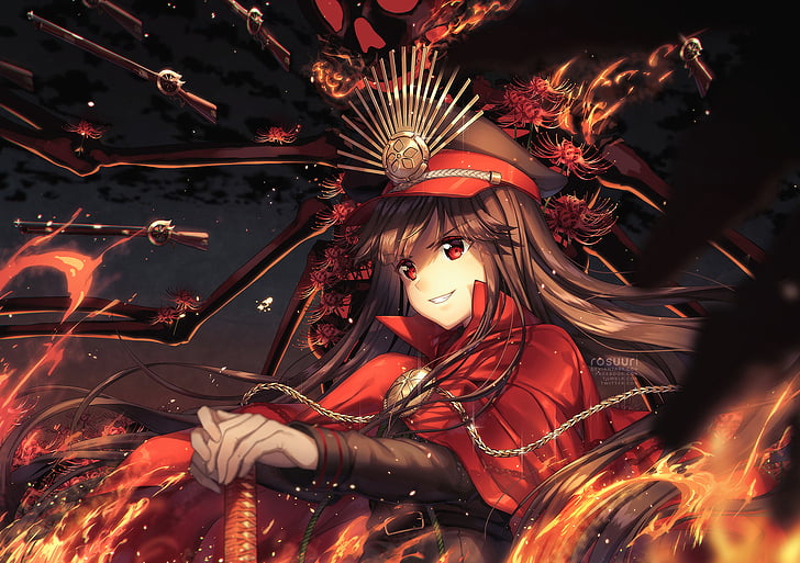Serie Fate, Fate / Grand Order, Nobunaga Oda, Sfondo HD