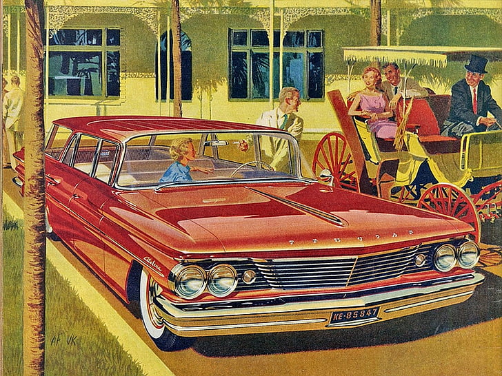 Pontiac, 1960 Pontiac Catalina, HD wallpaper