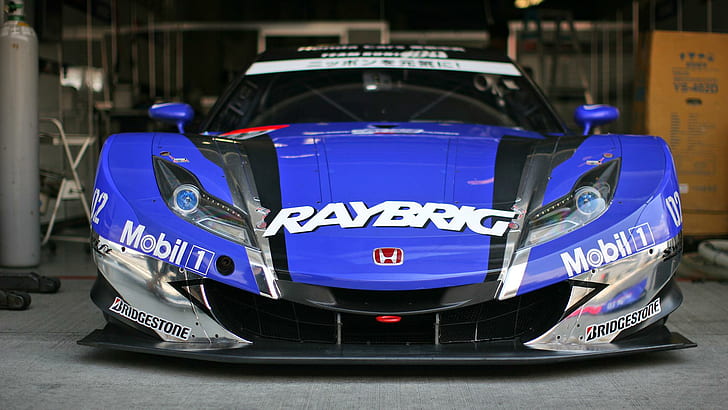 Raybrig HSV Super GT, carro de corrida honda raybrig azul, super, raybrig, carros, outros carros, HD papel de parede