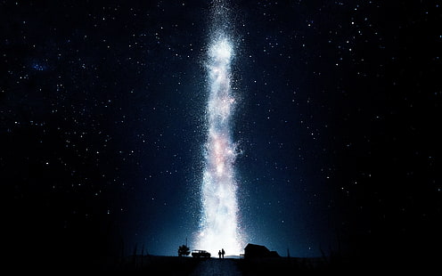 christopher nolan interstellar film rymdstjärnor filmer silhuett, HD tapet HD wallpaper