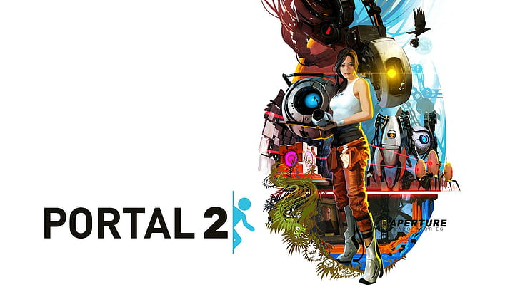 Portal HD, portal 2-spel, videospel, portal, HD tapet