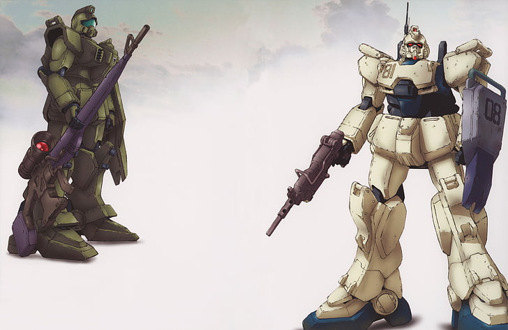 animé ، Mobile Suit Gundam: فريق MS 08، خلفية HD