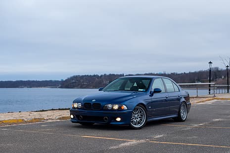 BMW, 스카이, 블루, e39, m5, HD 배경 화면 HD wallpaper