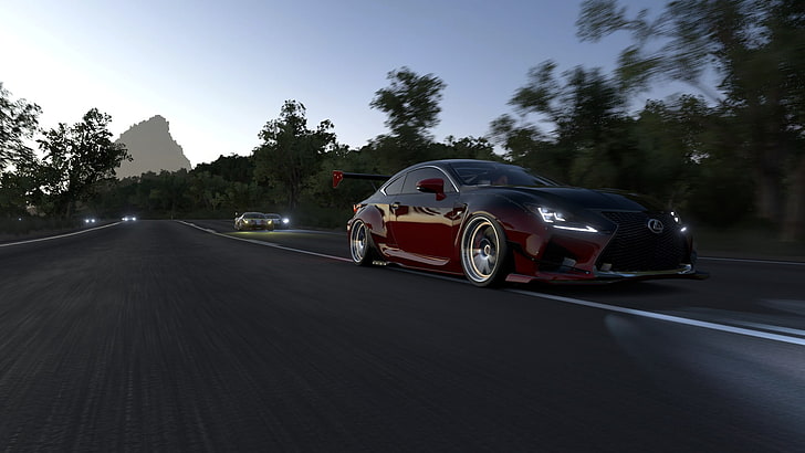 rotes Lexus Coupé, Forza Horizon 3, Lexus, Rocket Bunny, Auto, HD-Hintergrundbild