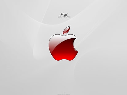 Mac OS, логотип Apple, компьютеры, Apple, компьютеры Apple, HD обои HD wallpaper