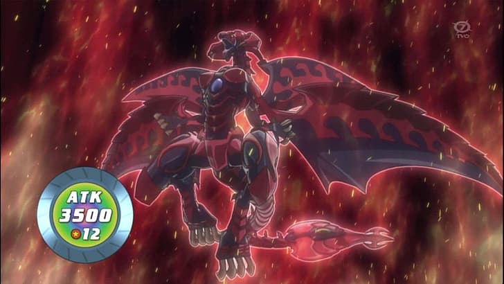 Red Nova Dragon, anime, giochi di carte collezionabili, Yu-Gi-Oh!, Yu-Gi-Oh! 5D, drago, screenshot di anime, grafica, arte digitale, fan art, Sfondo HD
