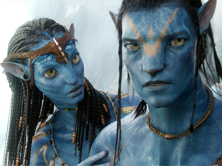 Avatar, piel azul, Fondo de pantalla HD
