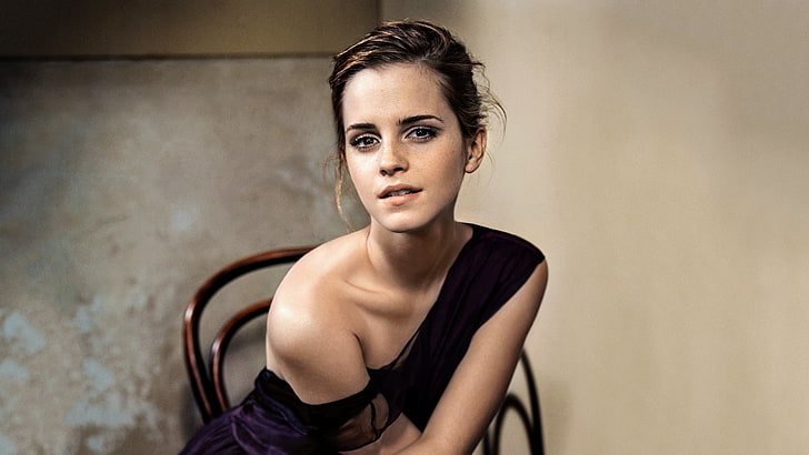 Emma Watson, Emma Watson, wanita, berambut cokelat, aktris, Wallpaper HD