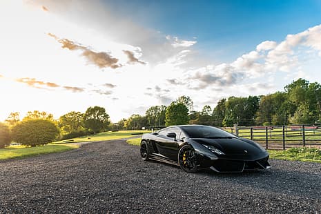 Lamborghini, Superleggera, Gallardo, สีดำ, LP570-4, วอลล์เปเปอร์ HD HD wallpaper