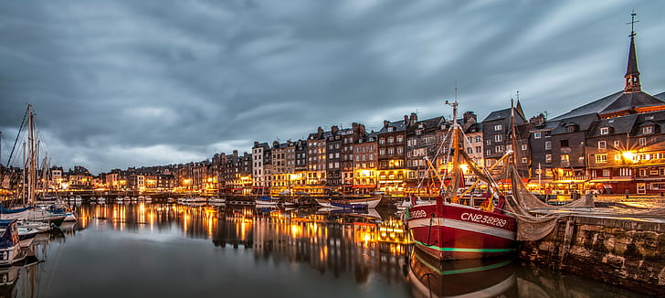 landscape photography of Grand Canal, Venice, Italy, honfleur, honfleur, Honfleur, landscape photography, Grand Canal, Venice, Venice, Italy, Canon  5D, Mk2, Sigma, 70mm, Longexposure, architecture, night, nautical Vessel, europe, cityscape, famous Place, urban Scene, river, harbor, city, canal, travel, water, tourism, illuminated, history, dusk, HD wallpaper