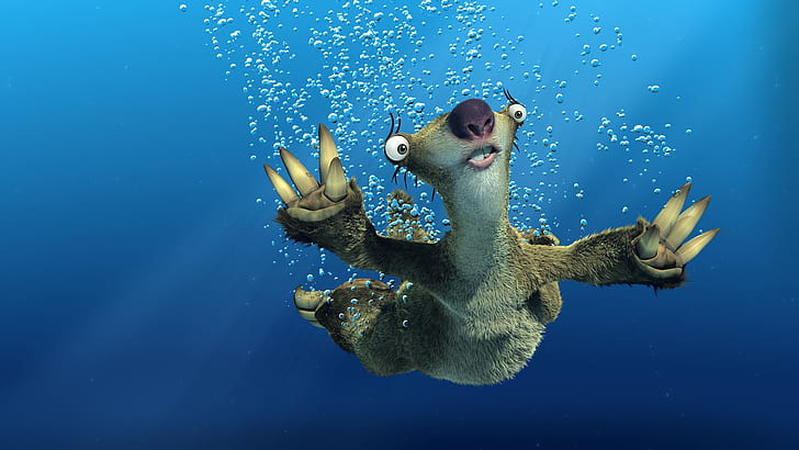 Ice Age - Sloth HD, zaman es, sloth, Wallpaper HD