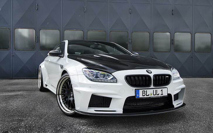 2013 BMW M6 By Lumma Design, black and white coupe, design, 2013, lumma, cars, HD wallpaper