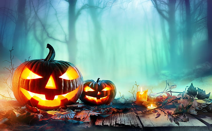 halloween 4 k macbook hd, HD-Hintergrundbild