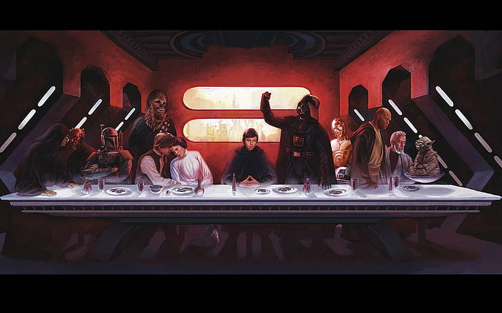 Star Wars Last Supper HD, movies, star, wars, last, supper, HD wallpaper