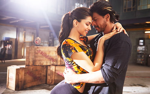 Film, Frohes Neues Jahr, Deepika Padukone, Shah Rukh Khan, HD-Hintergrundbild HD wallpaper