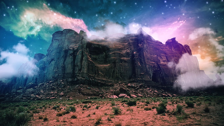 braune Felsformation, Landschaft, HD-Hintergrundbild