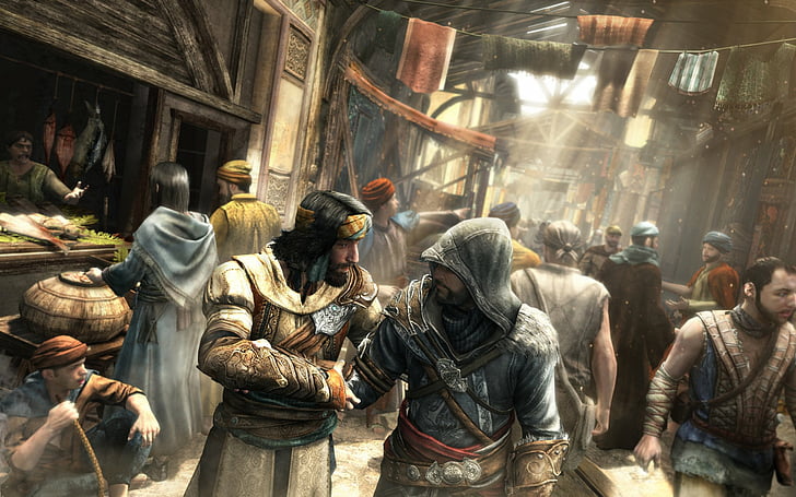 Assassin's Creed, Assassin's Creed: Откровения, Константинополь, Эцио (Assassin's Creed), Улица, HD обои