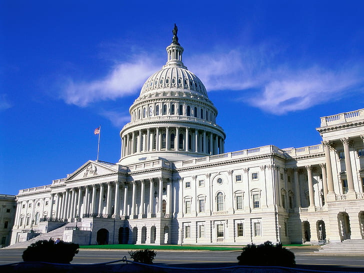 Capitol Building, Washington D.C., capitol, building, washington, d_c, HD wallpaper