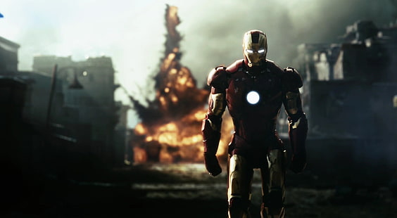 Tapeta Iron Man, Iron Man, Tony Stark, filmy, Marvel Cinematic Universe, Tapety HD HD wallpaper