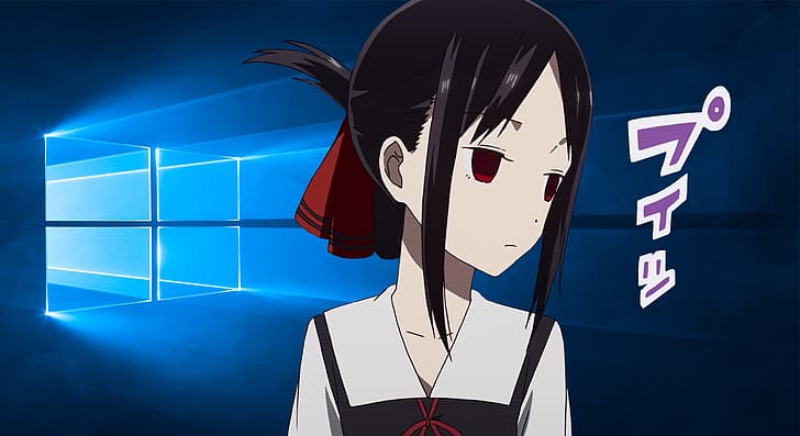 Windows 10, Windows 10 Anniversary, Kaguya-Sama: Love is War, Kaguya, Kaguya Shinomiya, HD wallpaper