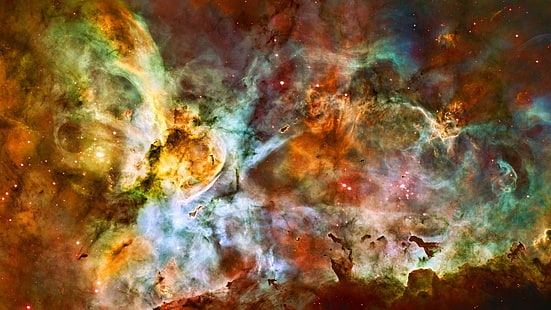 nebula, ruang, alam semesta, stardust, carina nebula, luar angkasa, langit, objek astronomi, hubble, nasa, teleskop luar angkasa hubble, teleskop luar angkasa, Wallpaper HD HD wallpaper