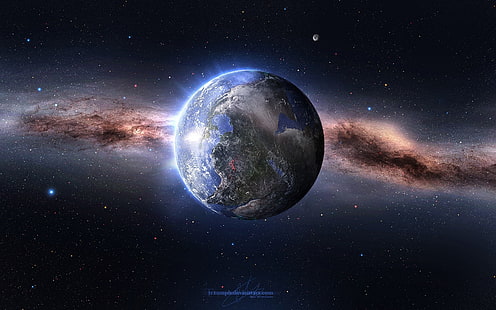 منذ مليار سنة الأرض ، خلفية كوكب الأرض ، مليار سنة ، الأرض، خلفية HD HD wallpaper