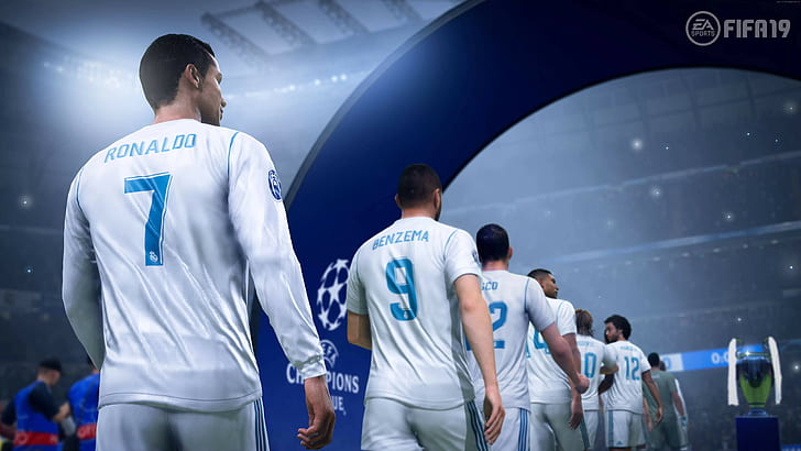 8K, E3 2018, screenshot, FIFA 19, HD wallpaper