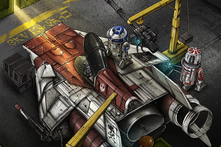 Star Wars R2 D2 Illustration Hd Wallpapers Free Download Wallpaperbetter