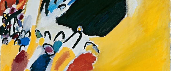 اللوحة ، واسيلي كاندينسكي ، لوحة زيتية، خلفية HD