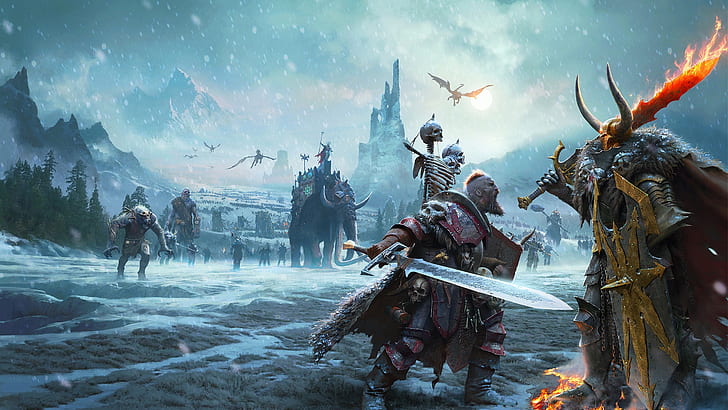 chaos, Archaon Seaspray, The Wanderer's Wulfric, Warhammer Fantasy Battle, HD wallpaper
