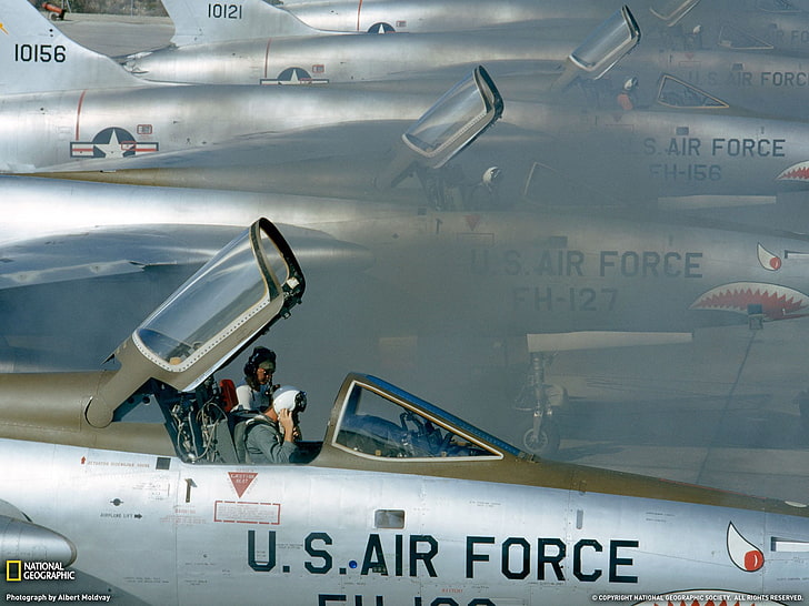 National Geographic, US Air Force, F 105, Fond d'écran HD