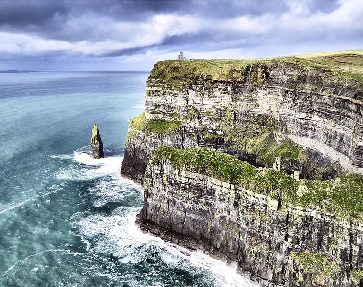 Moher Cliff, Avrupa, İrlanda, Cliff, moher, HD masaüstü duvar kağıdı