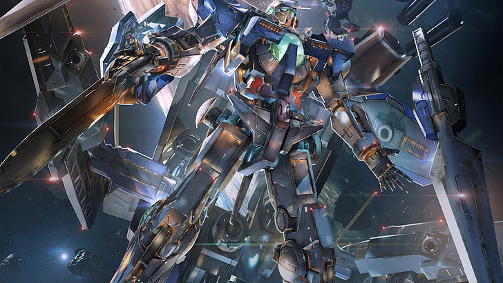 Gundam против 4k хороший образ, HD обои