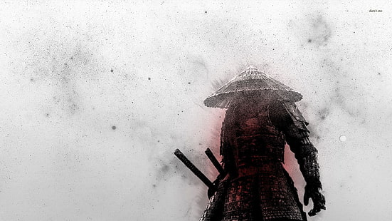 тапет самурай, фентъзи, самурай, воин, HD тапет HD wallpaper