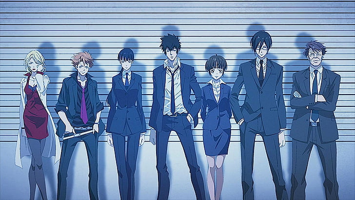 Anime, Psycho-Pass, Akane Tsunemori, Shinya Kogami, HD wallpaper