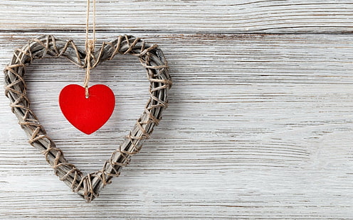love, Valentines Day, heart, decorations, HD wallpaper HD wallpaper