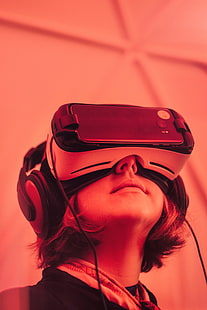 virtuelle Realität, VR, Head-Mounted Display, hmd, HD-Hintergrundbild HD wallpaper