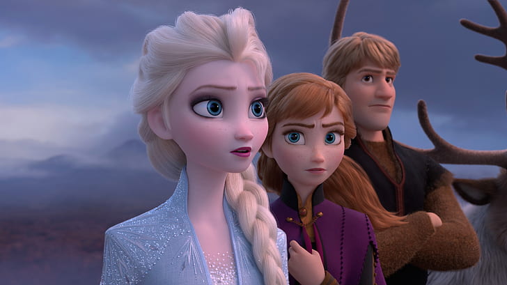 Frozen (фильм), Frozen 2, Эльза, HD обои