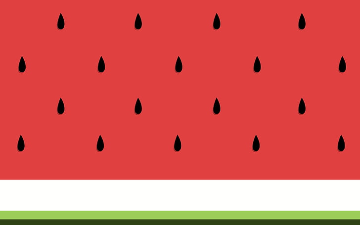 ilustrasi irisan semangka, tetesan, strip, dinding, Wallpaper, tekstur, semangka, Wallpaper HD