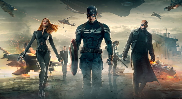 Captain America The Winter Soldier HD, Marvel Captain America wallpaper, Movies, Captain America, Superhero, 2014, HD wallpaper