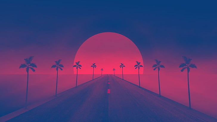 California, Los Ángeles, puesta de sol, 4K, carretera, palmeras, Fondo de  pantalla HD | Wallpaperbetter