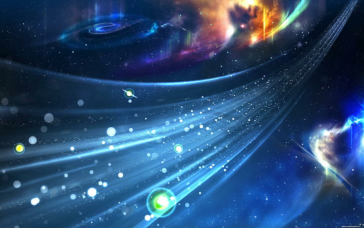 Travel Universe, travel, universe, 3d and abstract, HD wallpaper