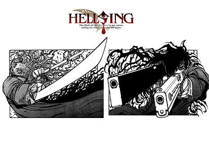 аниме, Хелсинг, Алукард, HD тапет HD wallpaper