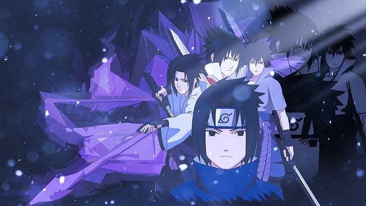 Uchiha Sasuke, Naruto Shippuuden, HD wallpaper