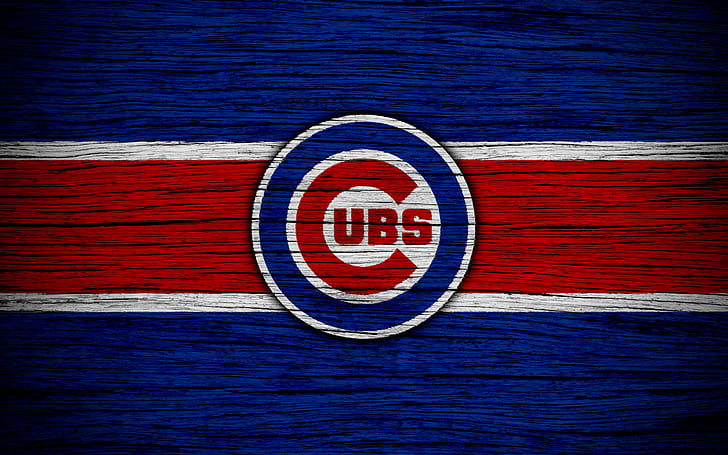 Бейзбол, Чикаго Къбс, лого, MLB, HD тапет