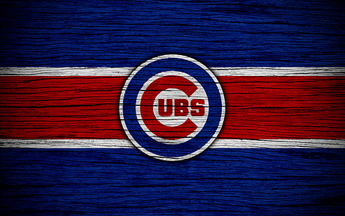 야구, 시카고 컵스, 로고, MLB, HD 배경 화면 HD wallpaper