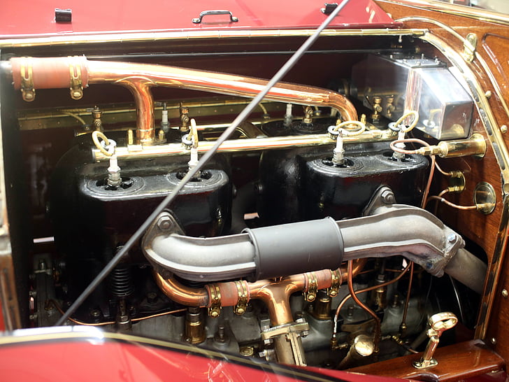 1910, engine, holbrook, model 50, retro, simplex, touring, HD wallpaper